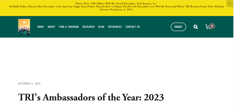 TRI’s Ambassadors of the Year: 2023